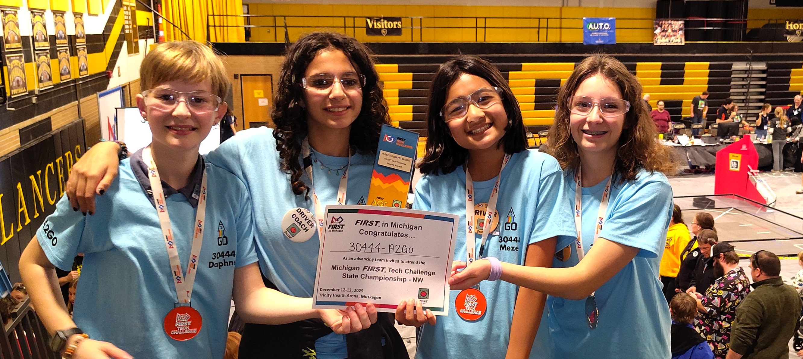 Team 30444 with the Inspire Award